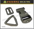 Plastic webbing adjustment ring/hard hat buckle/S hook/snap button