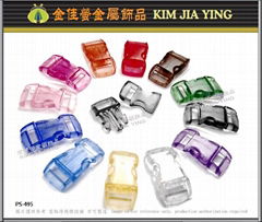 Pet Collar Buckle / Webbing Adjustment Buckle / Day Type / Color Transparent