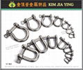 Stainless steel snap hook safety buckle D-shaped buckle U-shaped lock