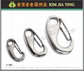 Stainless steel snap hook safety buckle D-shaped buckle U-shaped lock