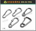 Stainless steel snap hook safety buckle D-shaped buckle U-shaped lock