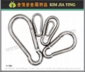 Stainless steel snap hook safety buckle D-shaped buckle U-shaped lock