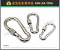 Stainless steel snap hook safety buckle D-shaped buckle U-shaped lock