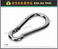 Stainless steel snap hook safety buckle D-shaped buckle U-shaped lock