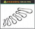 Stainless steel snap hook safety buckle D-shaped buckle U-shaped lock