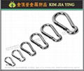 Stainless steel snap hook safety buckle D-shaped buckle U-shaped lock