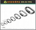 Stainless steel snap hook safety buckle D-shaped buckle U-shaped lock