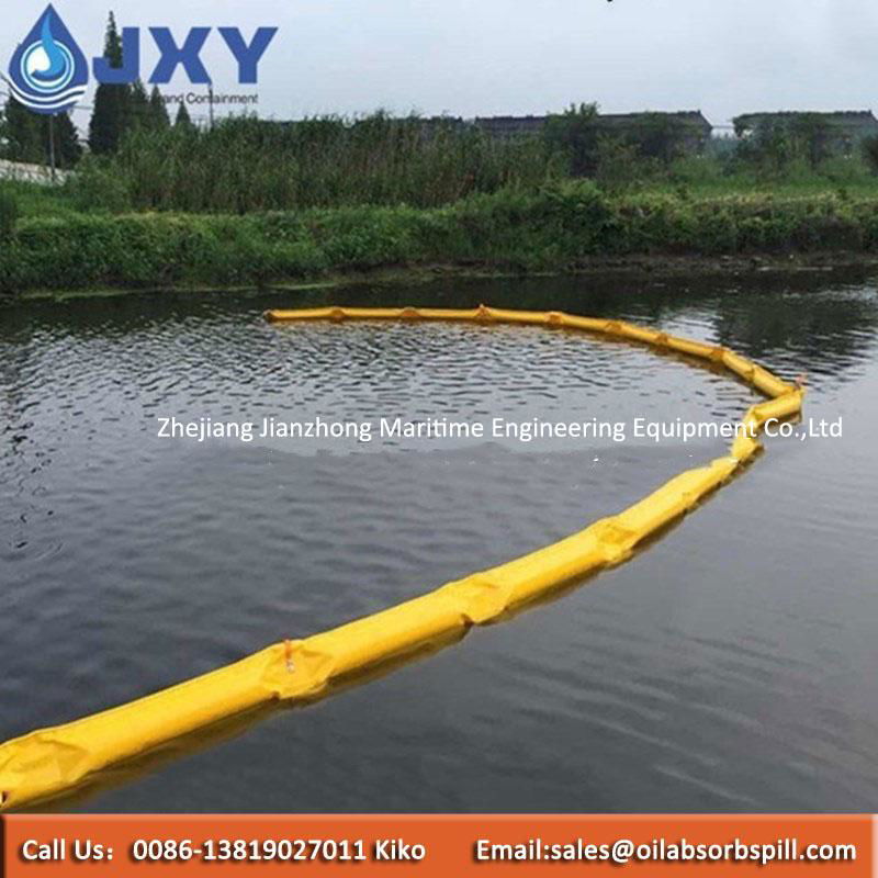PVC Floating Oil Boom For Containing Oil Spill On The Sea 2