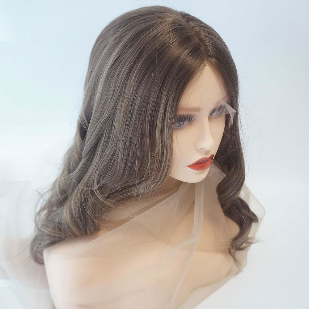 stock free shipping human hair wig 4