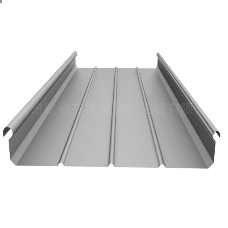 网架厂房屋面 铝镁锰金属屋面系统 65-430直立锁边板氟碳漆 4
