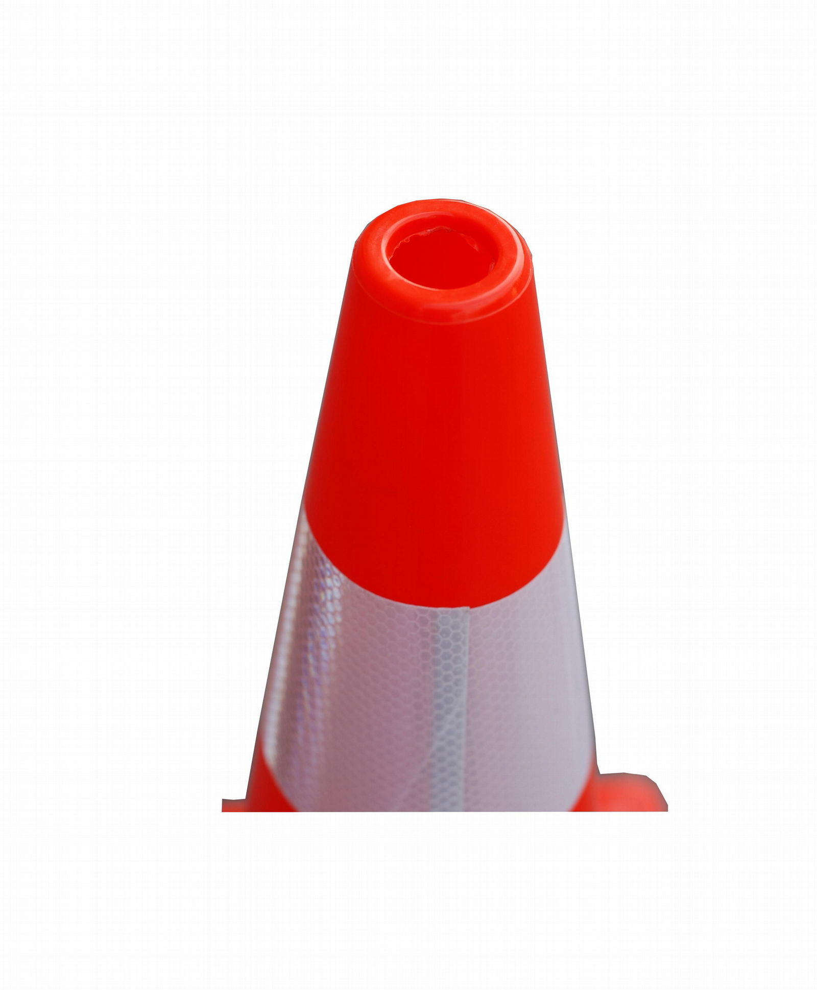 28inch Durable High Visibility Orange PVC Road Cone Wide Body 4