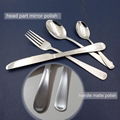 glod plating stainless steel flatware set for south American market 4