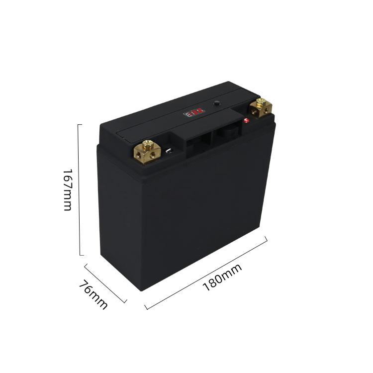 12V 20Ah Motorcycle battery Lifepo4 deep cycle battery pack 4