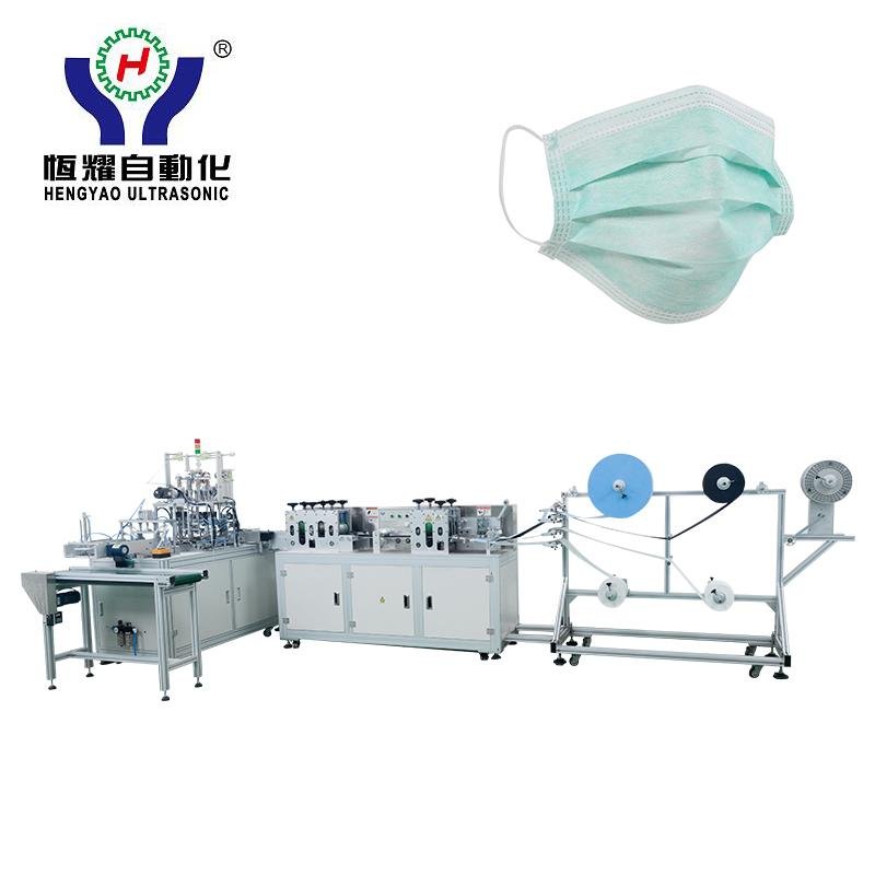 HY100-12 High Speed Automatic Outside Ear Loop Face Mask Making Machine
