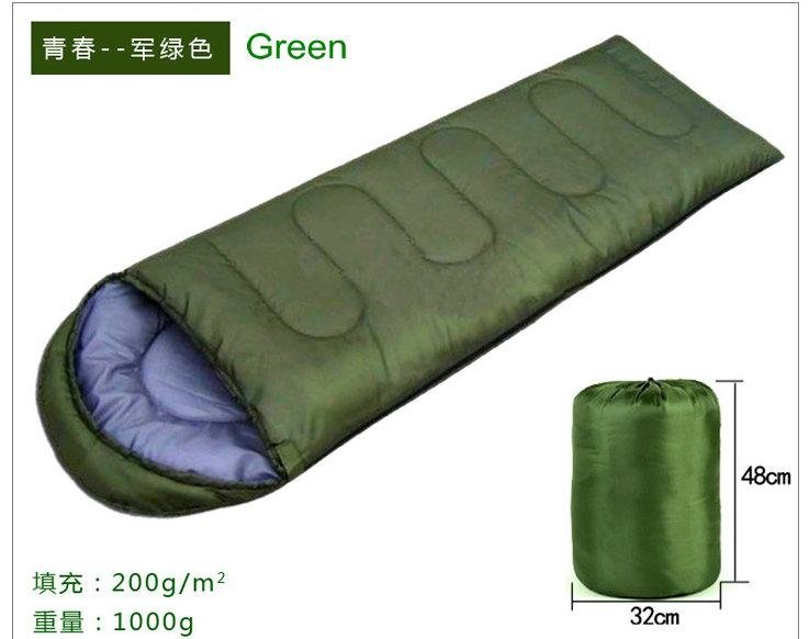 single sleeping bag Envelope sleeping bag  Sleeping bag for outdoor camping 5