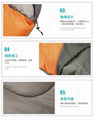 single sleeping bag Envelope sleeping bag  Sleeping bag for outdoor camping