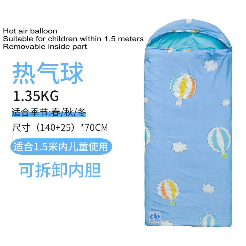 kid sleeping bag Envelope sleeping bag  Sleeping bag for outdoor camping 4