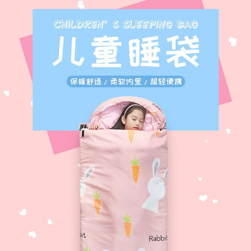kid sleeping bag Envelope sleeping bag  Sleeping bag for outdoor camping 2