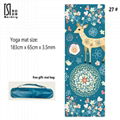 Suede Yoga Mat Non-slip Quick-Drying Printed Carpet For Body Building 2