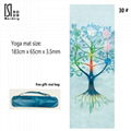 Suede Yoga Mat Non-slip Quick-Drying Printed Carpet For Body Building 6