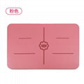 60*40*0.4cm PU Rubber Handstand Mat Yoga Position 