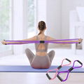 Resistance Bands Fitness Elastic Pull Ropes Exerciser Rower 2