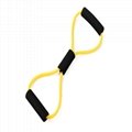 Resistance Bands Fitness Elastic Pull Ropes Exerciser Rower 10