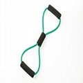 Resistance Bands Fitness Elastic Pull Ropes Exerciser Rower 12
