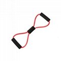 Resistance Bands Fitness Elastic Pull Ropes Exerciser Rower 13
