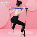 Pilates Exercise Stick Fitness Yoga Bar Crossfit Resistance Bands