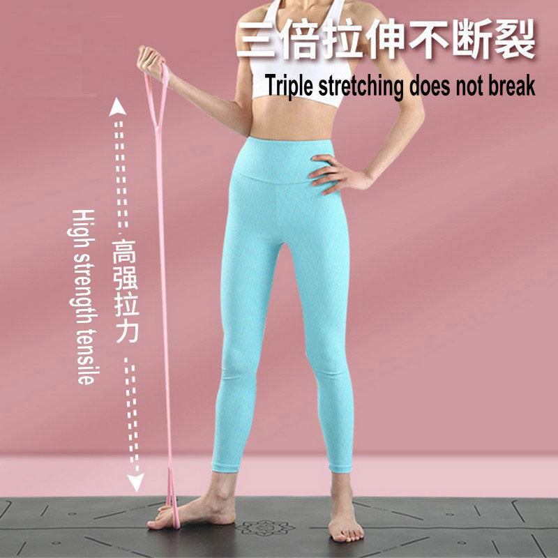 一字拉力器瑜伽彈力帶家用減肥健身 2