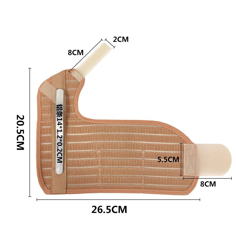 运动护腕鱼丝网带加压关节固定拇指钢板支撑护手指护腕 2