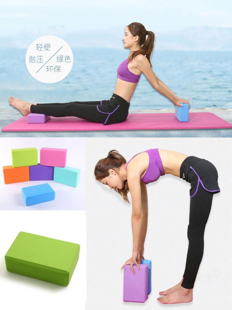 Colors Pilates Durable EVA Gym Blocks Foam Brick Training Exercise 4