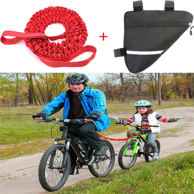 New Mountain Bike Bicycle Traction Rope Portable Tow Rope