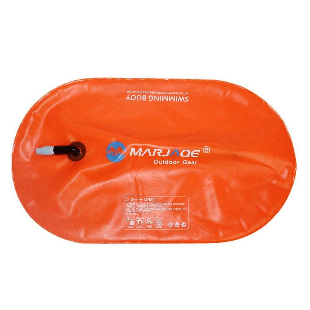 浮囊游泳浮標充氣式救生包加厚潛水游泳包 6