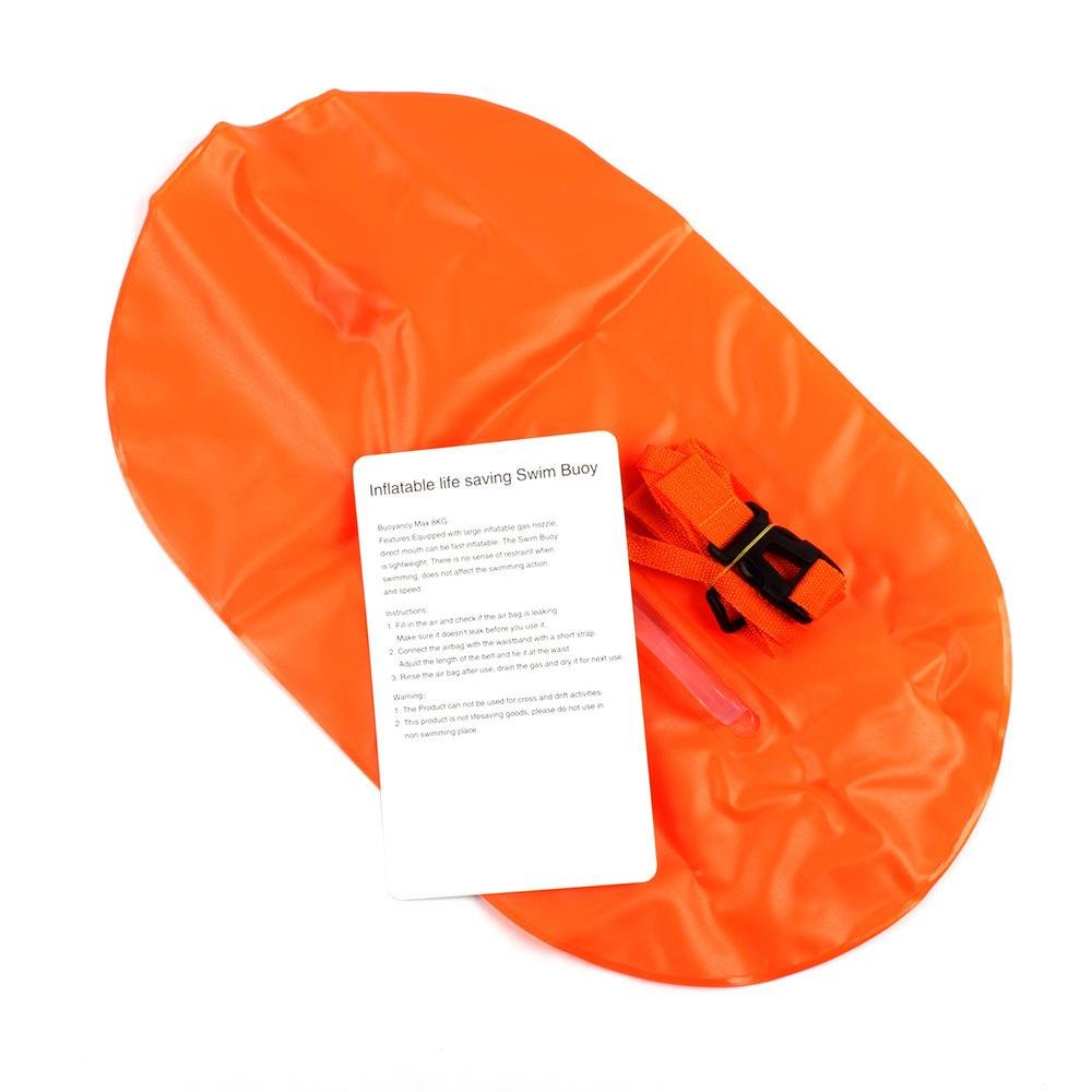 Safety Float Bag Waterproof PVC Inflatable Swim Buoy Water Sport 14