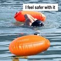 浮囊游泳浮標充氣式救生包加厚潛水游泳包