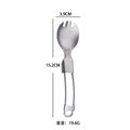 Titanium Folding Spoon Outdoor Camping Household Salad Fork
