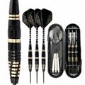 3pcs/Set Professional Black Darts 24g 165mm For Indoor Aiming