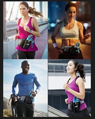 Waterproof Running Bag Women Men Waist Bag Belt Pack Sports
