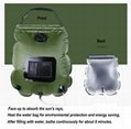 Portable 20L Camp Shower Bag Solar Energy Heated 12