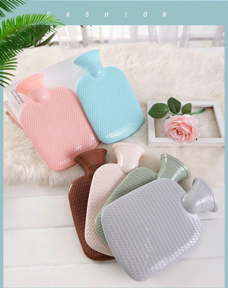 1000ml Water Injection Plastic Hot Bottle Thick Winter Warm Bag 6