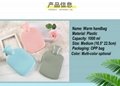1000ml Water Injection Plastic Hot Bottle Thick Winter Warm Bag 12