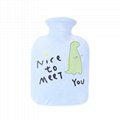1000ml Water Injection Plastic Hot Bottle Thick Winter Warm Bag 17