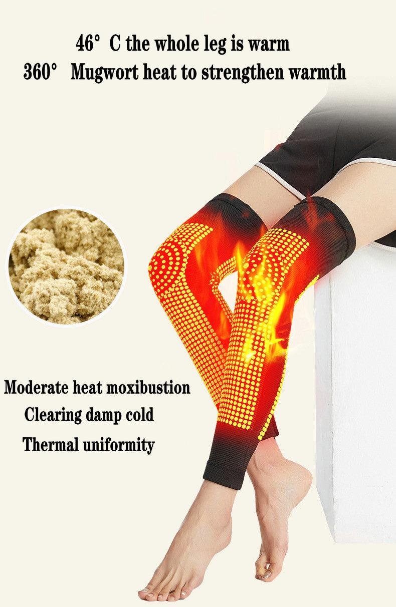 2pcs Self Heating Support Knee Pads Knee Brace Warm 13