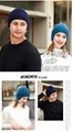 Unisex Winter Knitted Hat Stylish Casual Slouchy Hat Outdoor 