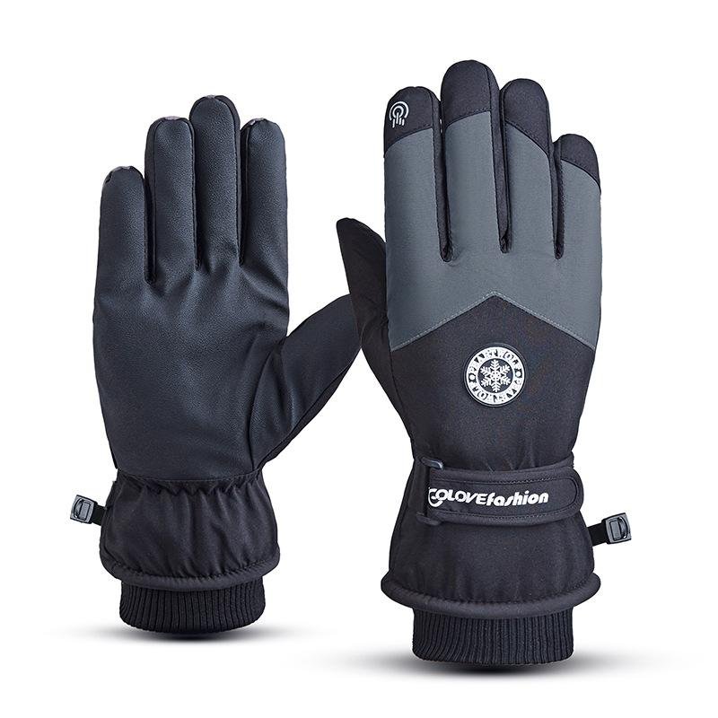 1Pair Winter Ski Gloves Touch Sensitive Screen Mountain Skiing Snowmobile 9