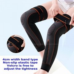 男女加长绑带护膝运动篮球装备跑步护具膝盖保护套