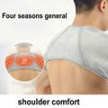 Heat Warm Double Shoulder Support Brace Compression
