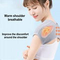 Heat Warm Double Shoulder Support Brace Compression